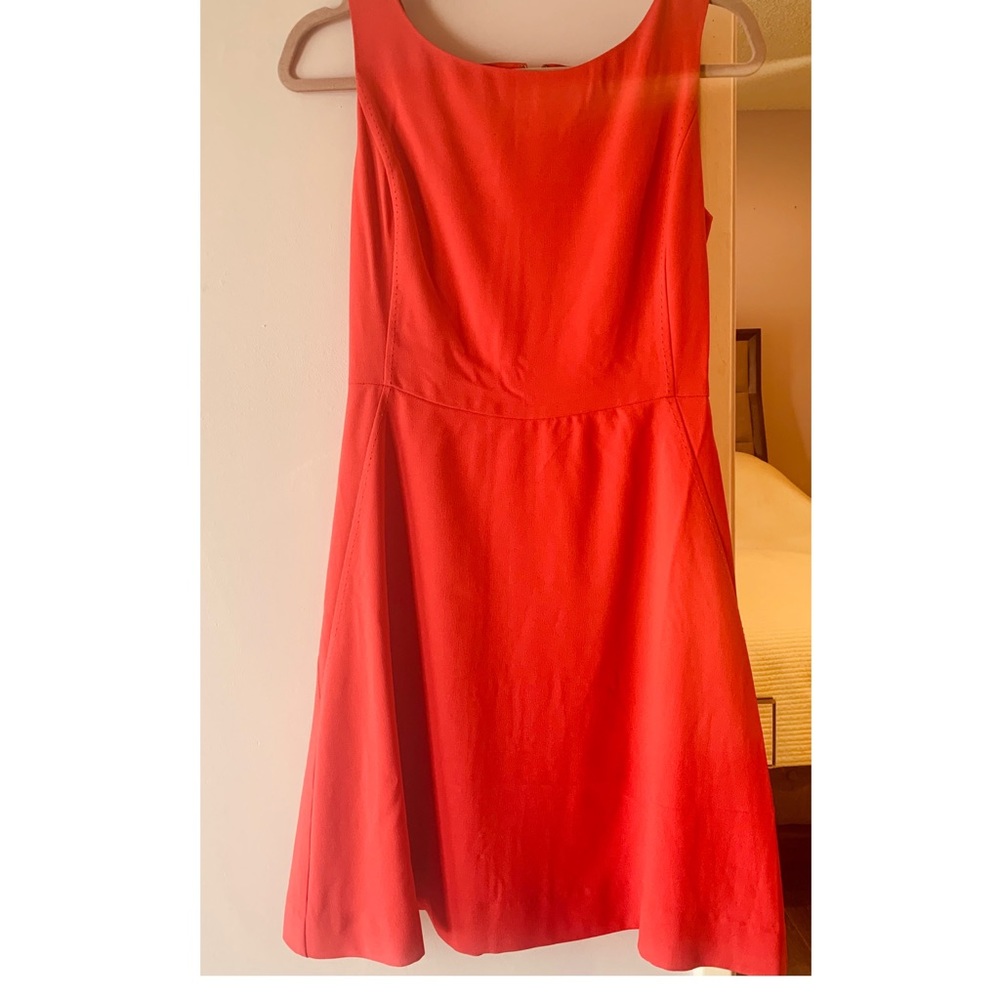 Banana Republic a line red dress